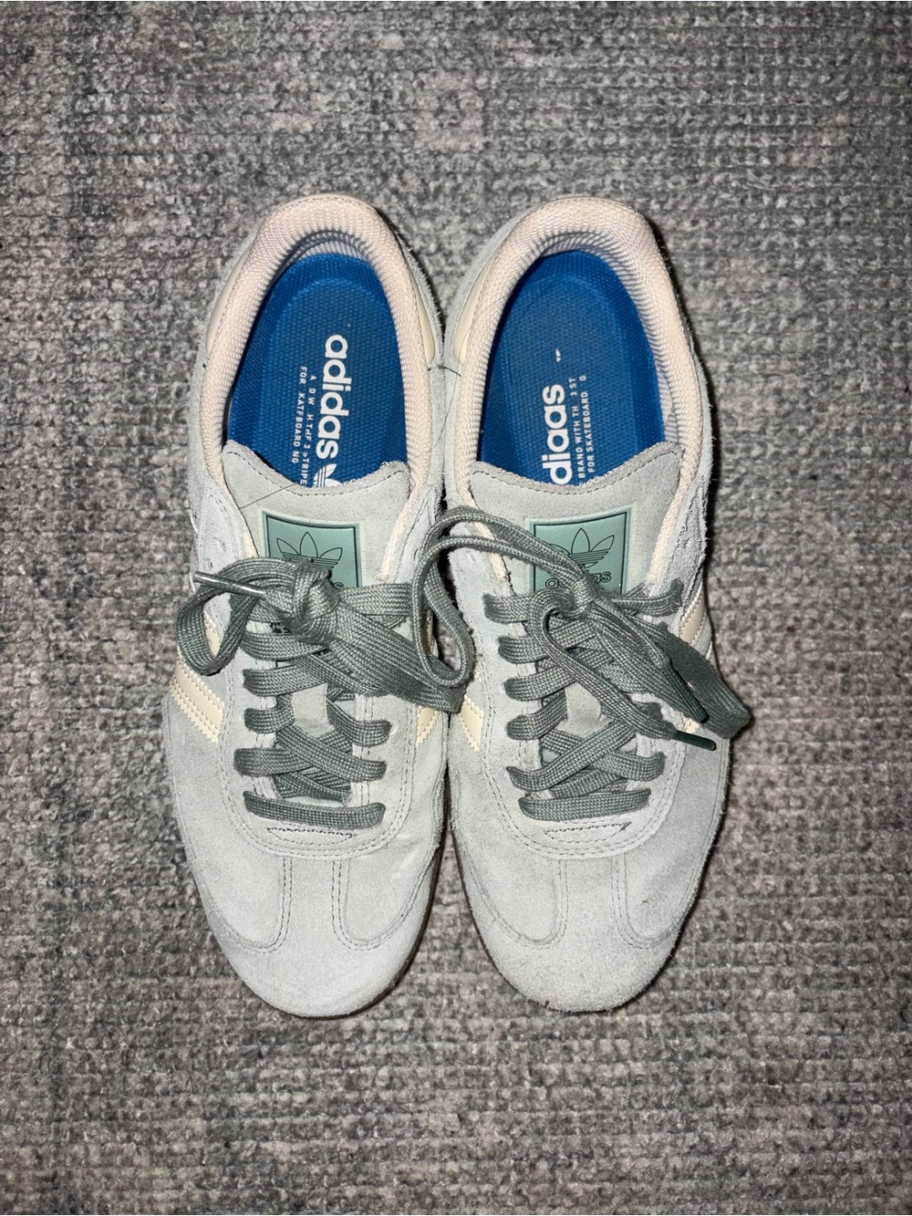 Adidas Mens’ Light Green Samba Shoes